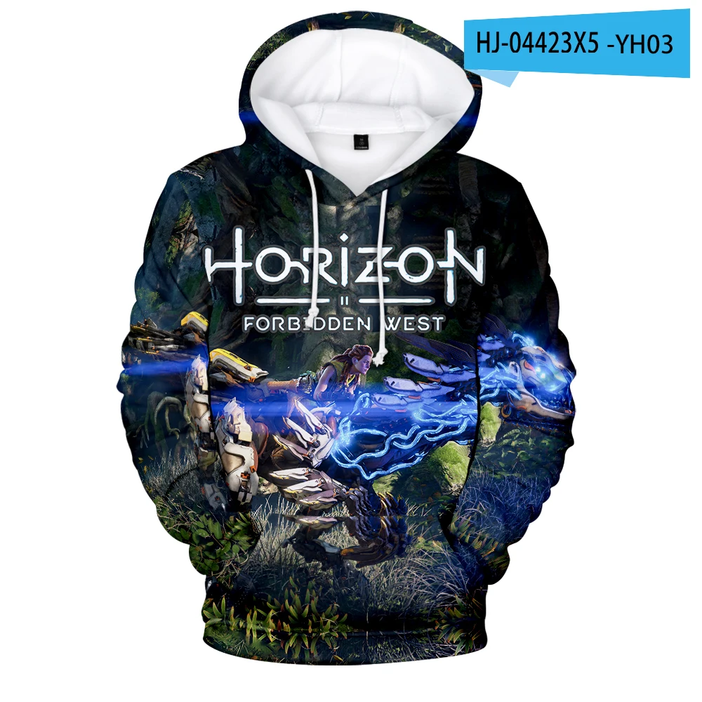

WAMNI Horizon Forbidden West Hoodie Unique Sweatshirts Harajuku Hoodies Cosplay Sweatshirt Casual Unisex Clothes Game Hooded New