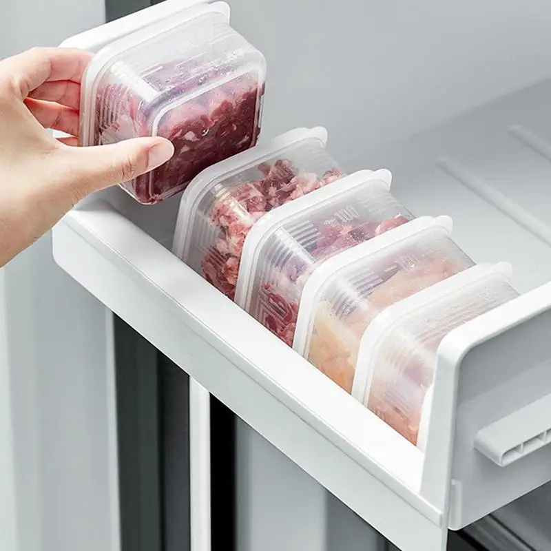 

Kitchen Scallion Storage Box Lid Heatable Transparent Design Fridge Food Storage Containers No Leakage For Shallots Fruit Meat