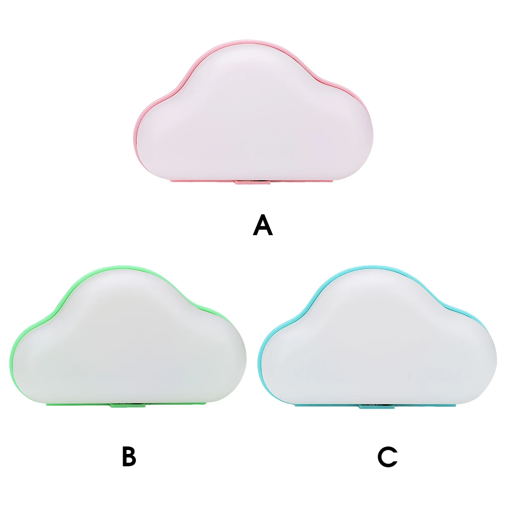 

LED Night Light Rechargeable 7 Colors Nightlight Lamp Gifts Lighting Decoration Accessories Tolilet Living Room Pink