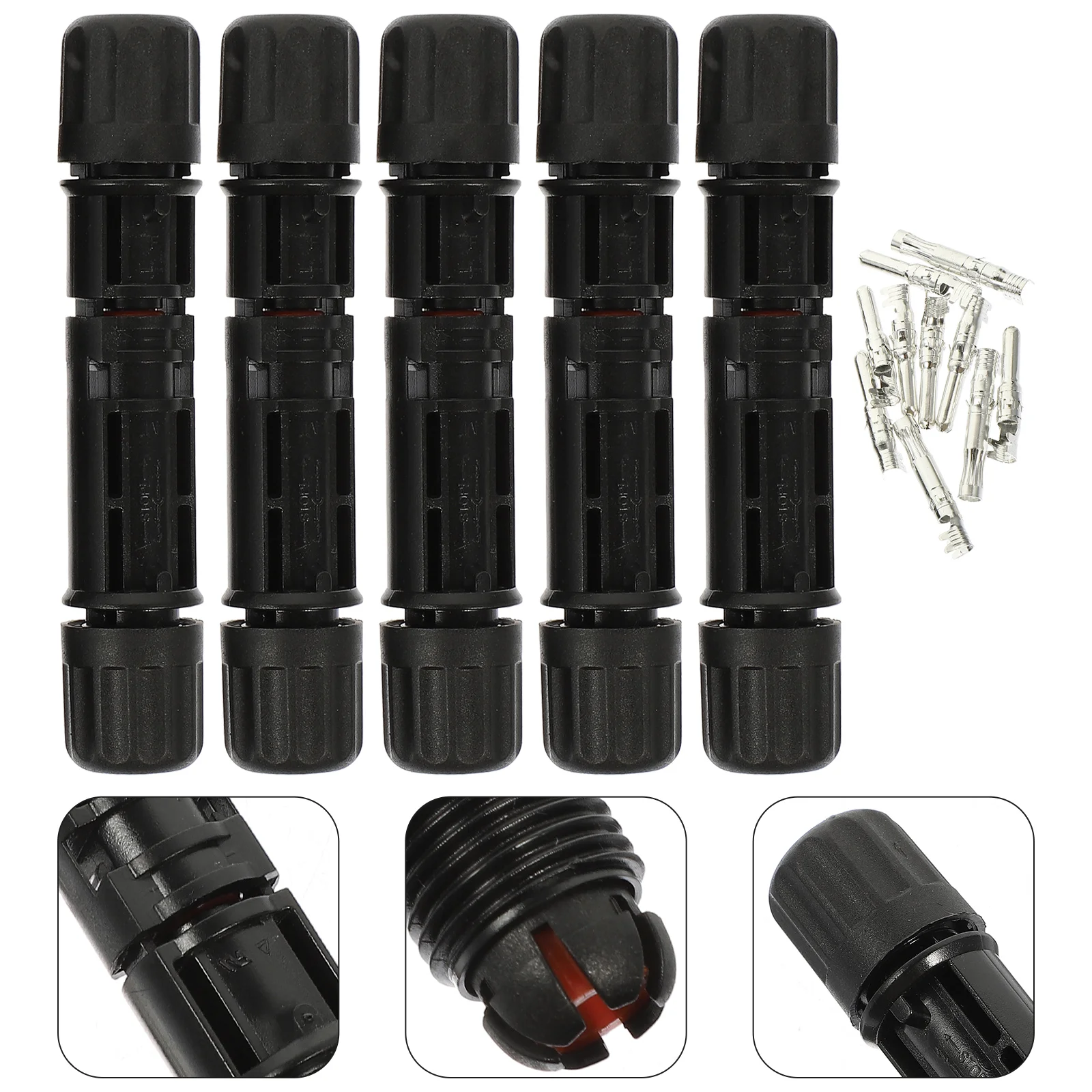 

Connector Photovoltaic Cable Connectors Solar Stable Panel Adapter Wire Reliable