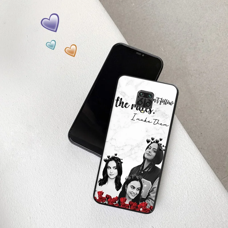 Черный матовый чехол для телефона Redmi K60 K50 K40 Note8 7 Xiaomi Mi 11 11T 10 T Note Lite Riverdale South Side