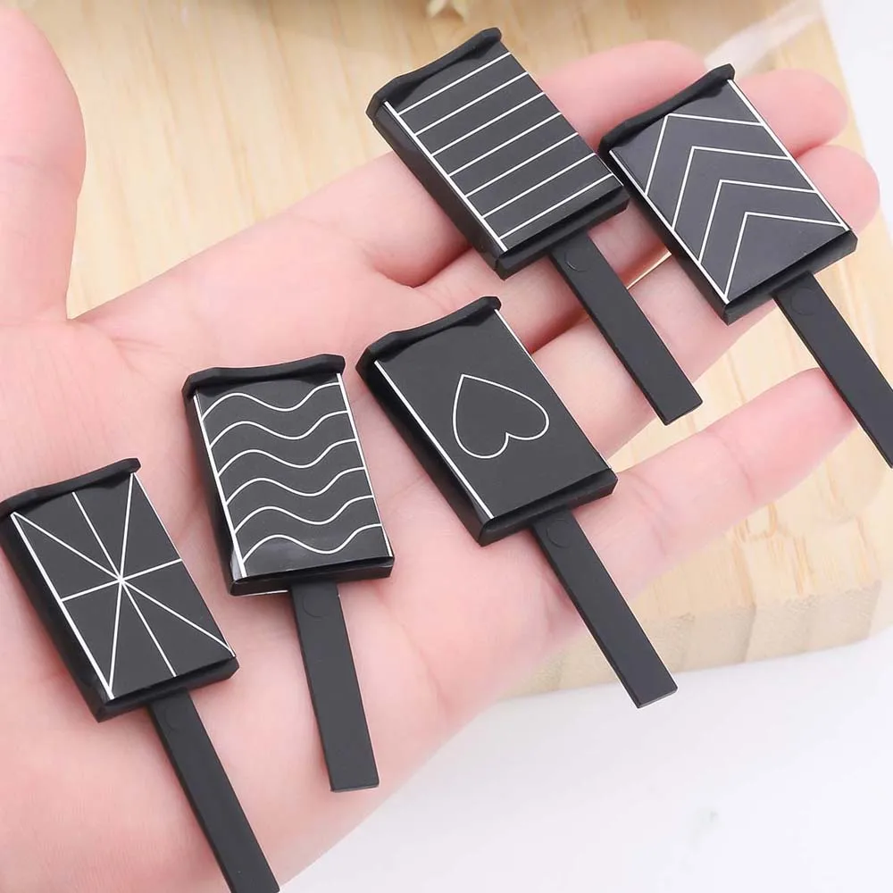 5 шт./набор магнитные палочки в форме сердца