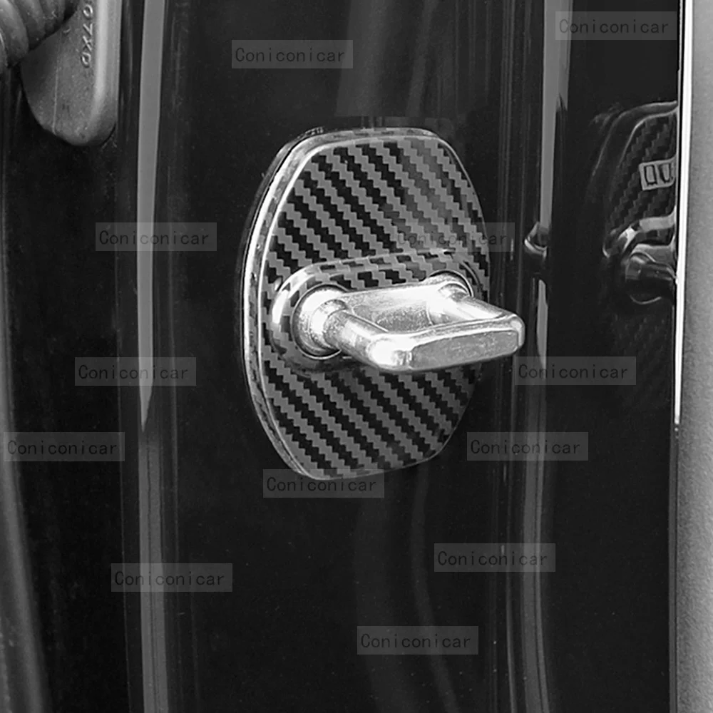 Автомобильный Дверной замок защитная крышка эмблемы украшение из нержавеющей