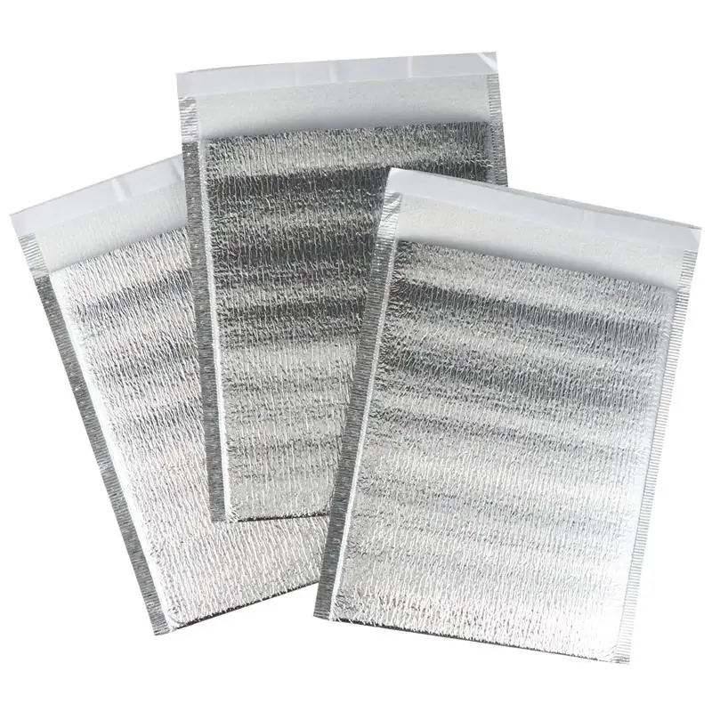 20 шт. многоразовые термоизоляционные пакеты из жемчужной шерсти алюминиевая