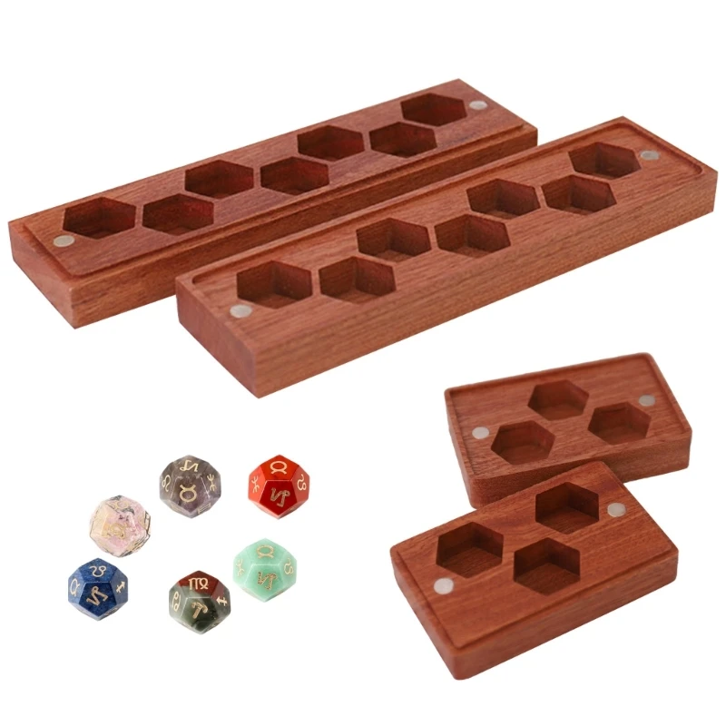 

Деревянный чехол для кубиков, ящик для хранения кубиков для настольной игры, держатель для кубиков, деревянный сундук