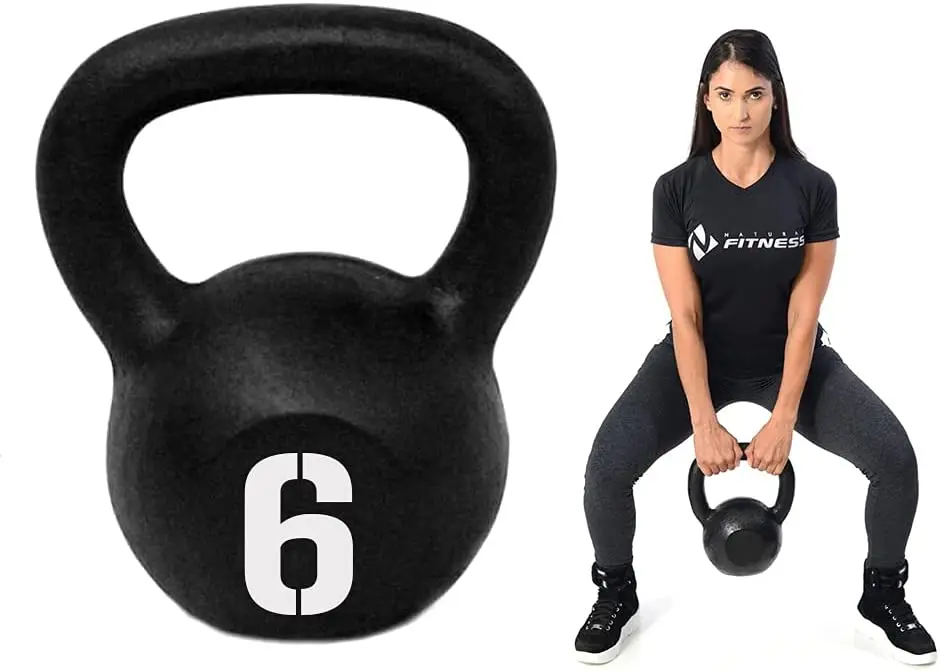 

Kettlebell Pintado 6Kg Fixa Para Academia Fitness Cross