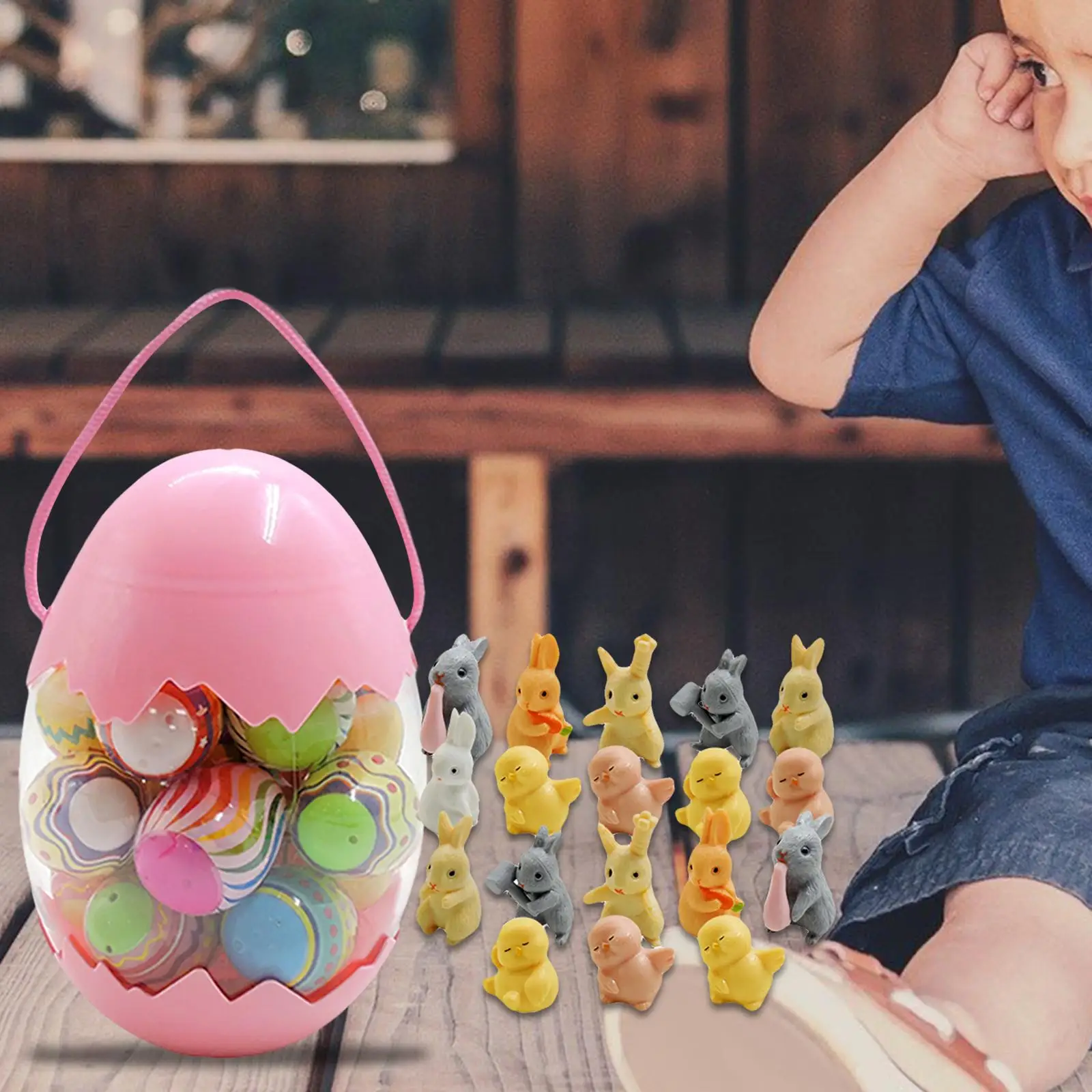 

Пасхальные яйца «сделай сам», 18 штук, кролики, счастливая Пасха для вечерние, подарки, украшение, детский подарок, окрашенные птицы, подарки