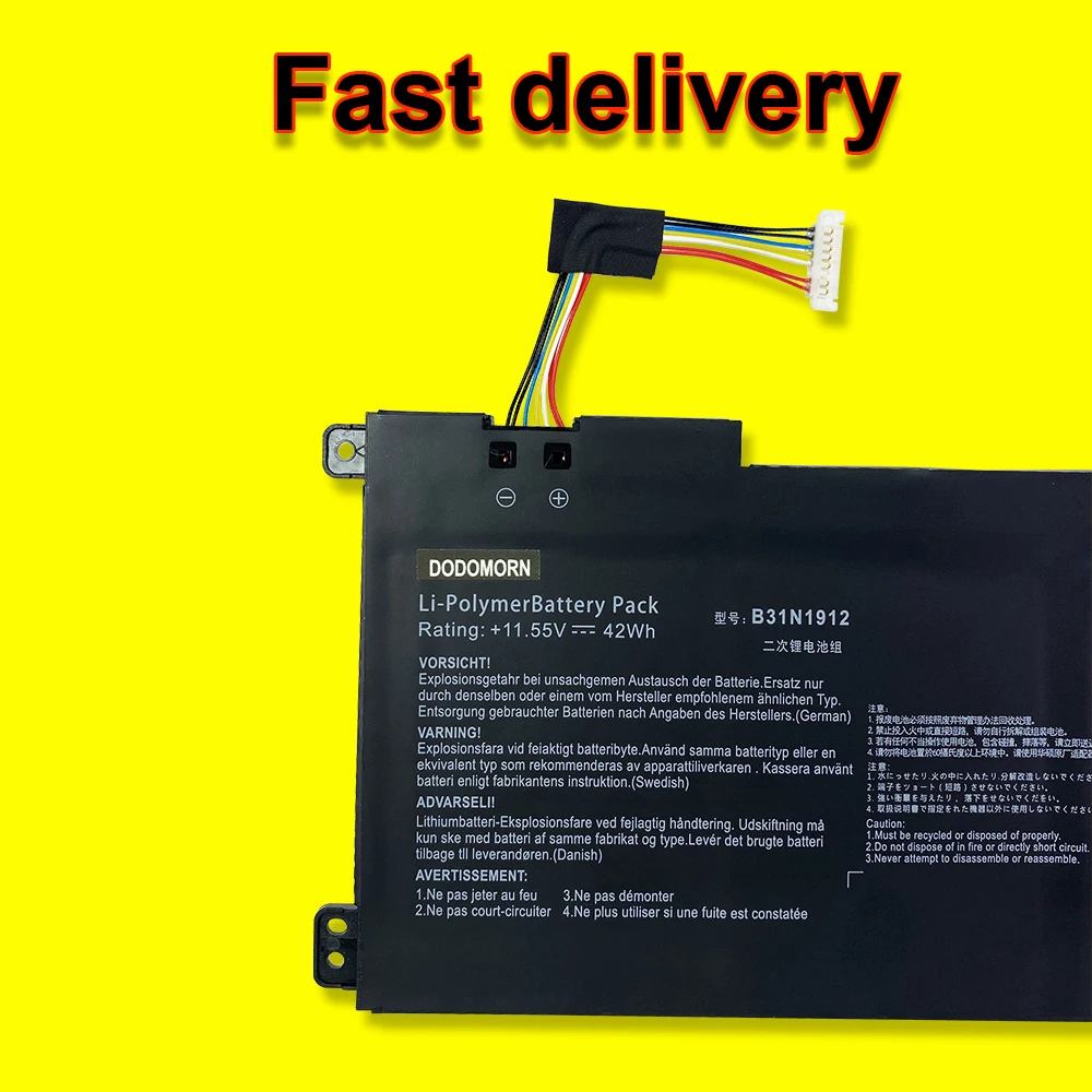 B31N1912 для Asus VivoBook 14 E410MA E510MA L410MA L510MA E410KA E510KA R522MA F414MA Series C31N1912 Аккумулятор ноутбука 11