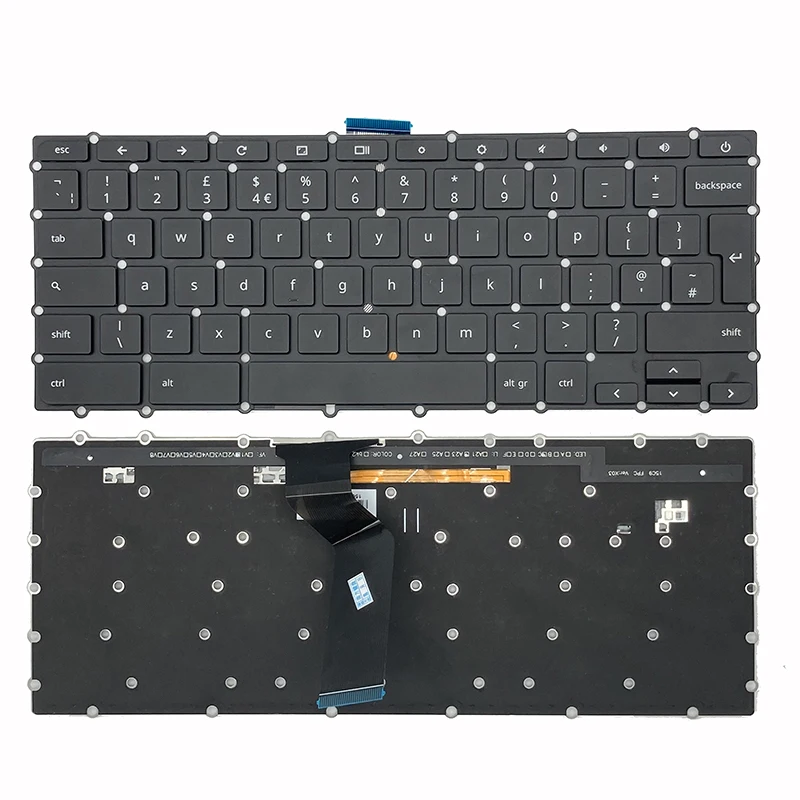 

New Laptop Keyboard For ACER Chromebook 15 C910 C738T CB3-431-531 CB5-571 C731T W/BACKLIT Keyboard UK