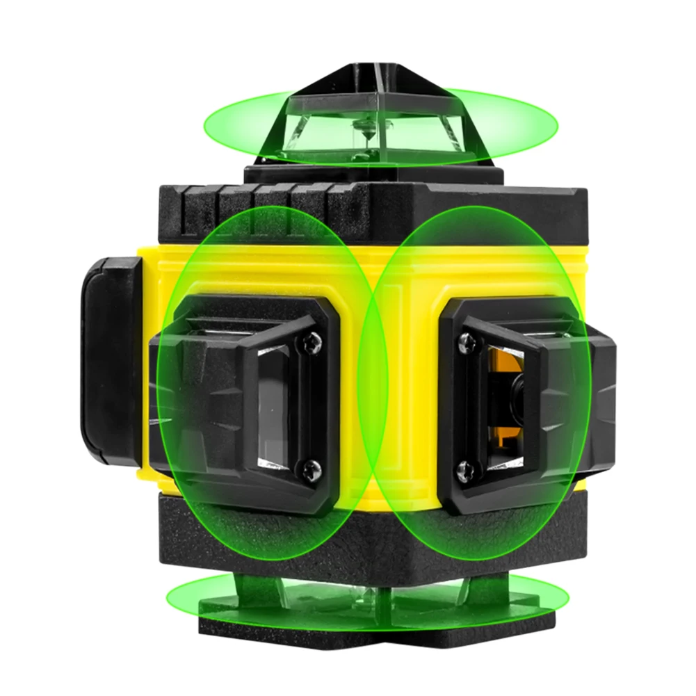 16 Lines 4D Laser Level green line SelfLeveling 360 Horizontal And Vertical Super Powerful Laser level Remote Control laserlevel