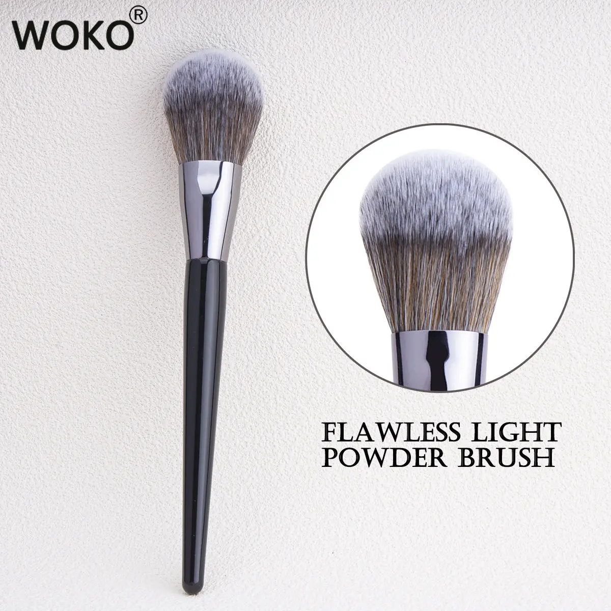 

Powder Brush Blush Powder Silhouette Bronzer Sculpting Flawless Light Powder Brush Synthetic Hair Fluffy Powder Makeup Brush