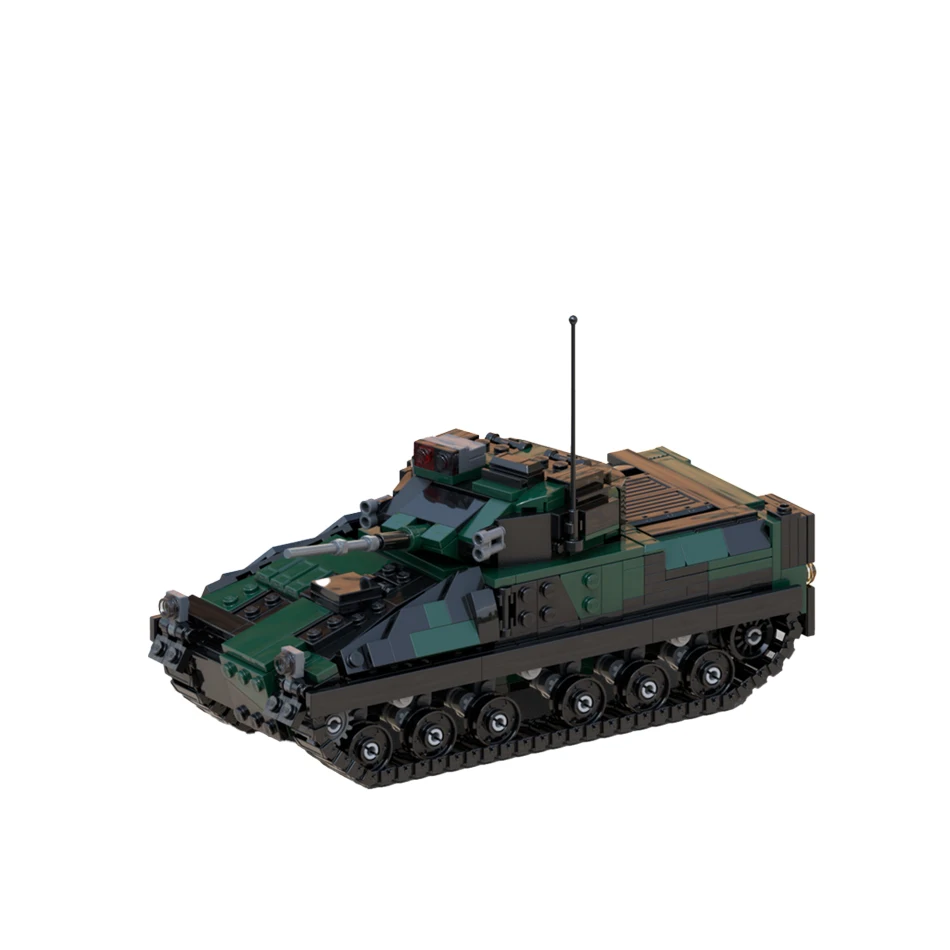 MOC-180519 FV510 Warrior IFV гусеничный бронированный автомобиль строительный блок пехота