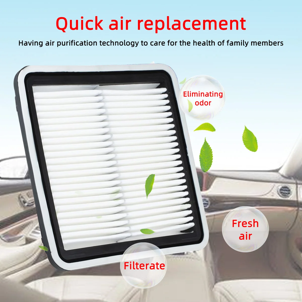 Воздушный фильтр салона двигателя автомобиля для Subaru WRX STI 2015-2018 автофильтры