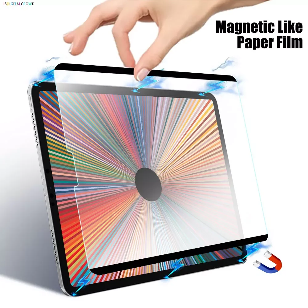 

Бумажная Пленка как для Ipad Pro 11 2021 2020 12,9 9,7 10,2 9 поколения, Защита экрана для Ipad Air 4 1 2 3 Mini 5 6, аксессуары