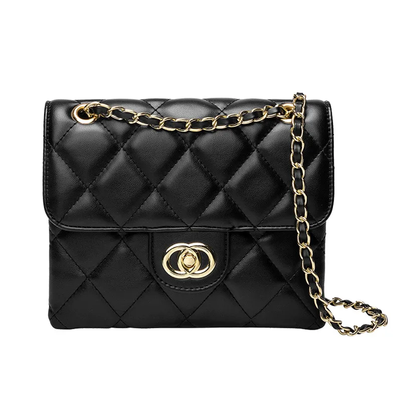 

Роскошные женские сумки с двойным кольцом, дизайнерский стеганый кошелек и сумки, модная сумка на цепочке через плечо, сумка через плечо