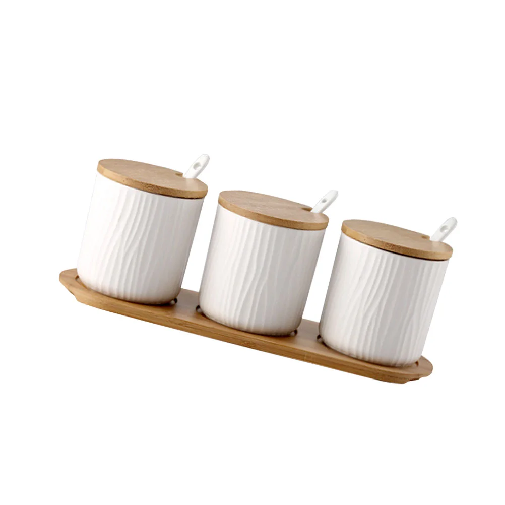 

Seasoning Bottle Container Pot Kitchen Salt Container Sugar Pepper Pot Sugar and Salt Container Porcelain Condiment Jar