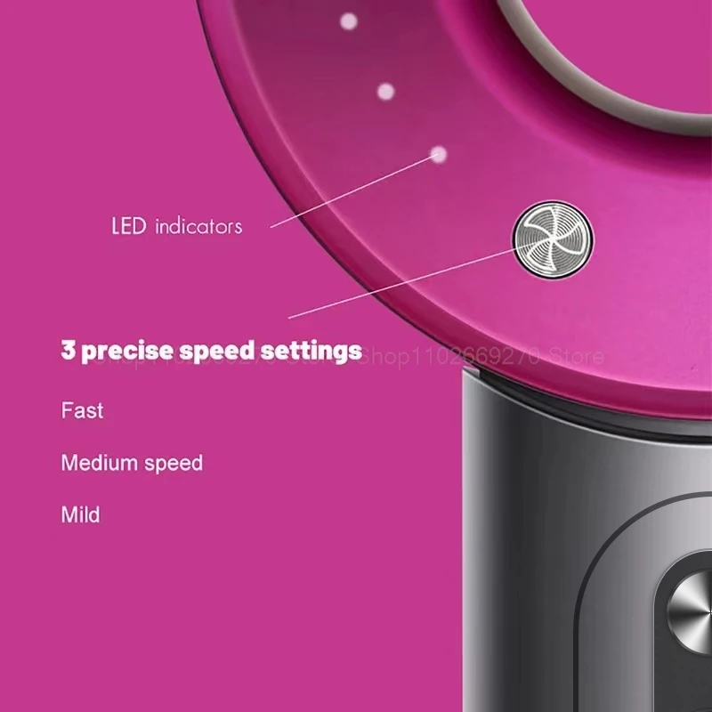 Профессиональный фен для волос без листьев 220 В с отрицательными ионами