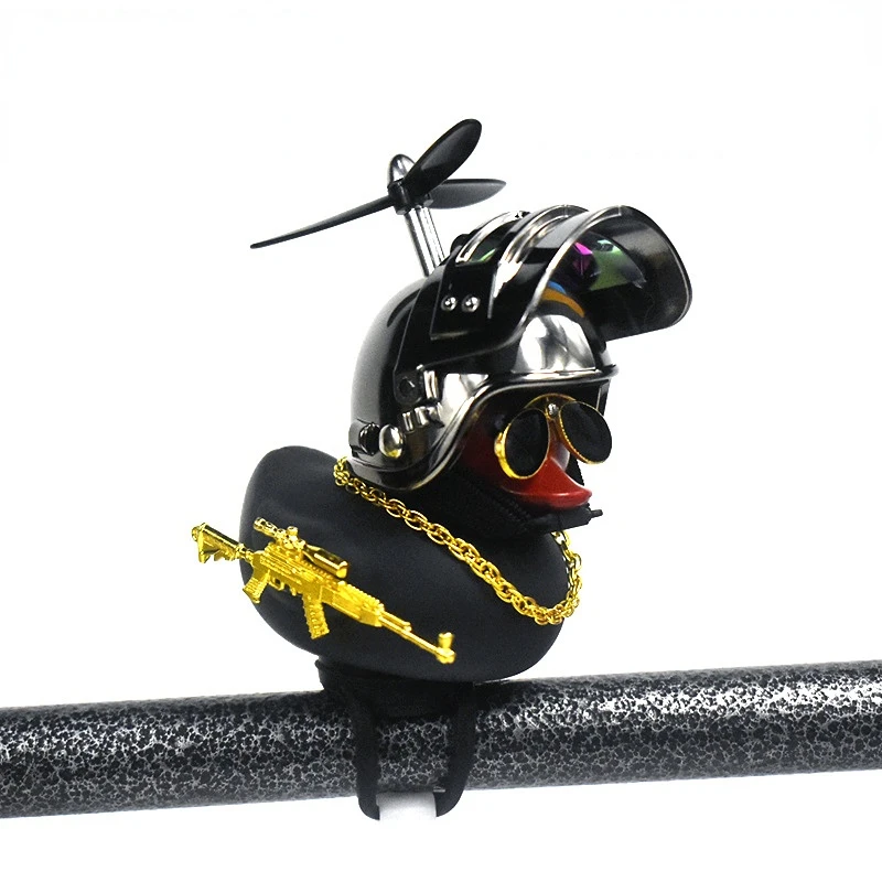 

Милая резиновая утка, игрушечная машина, украшения, желтая утка, украшения для приборной панели автомобиля, велосипедные гаджеты с пропеллером, шлем, автомобильные аксессуары