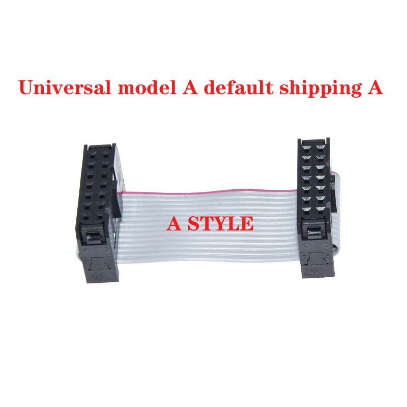 20 см 2 54 мм Шаг AVR JTAG IDC серый плоский ленточный двойной кабель для электронного