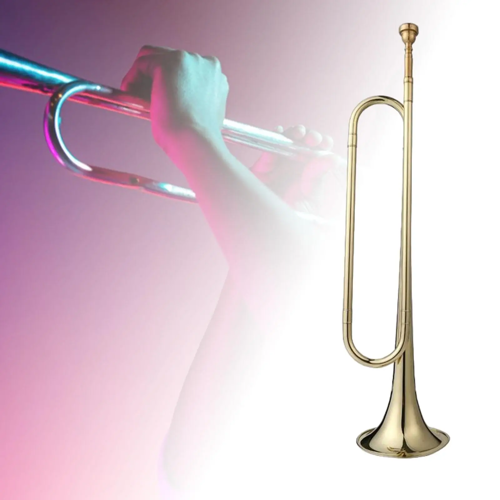 B Flat Bugle Латунный стеклярус Scout Классическая профессиональная труба Марширующий