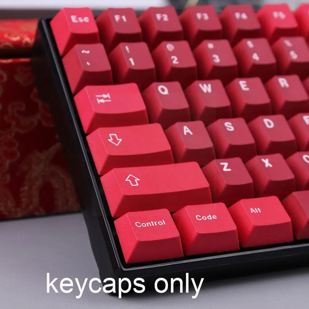 

Крышка 129- Dye-sub Pbt для профиля Mx Switch, механическая плата, красная серия Cap s D6t1
