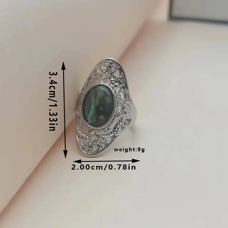 Jianjie Wish Европейский и американский бестселлер Красочное кольцо из ракушки