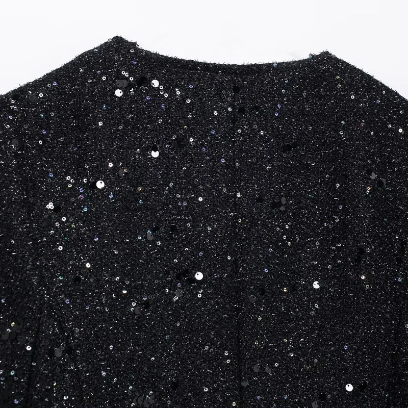 TRAFOffice Wear женский 2024 пиджак с текстурированными блестками верхняя одежда новые