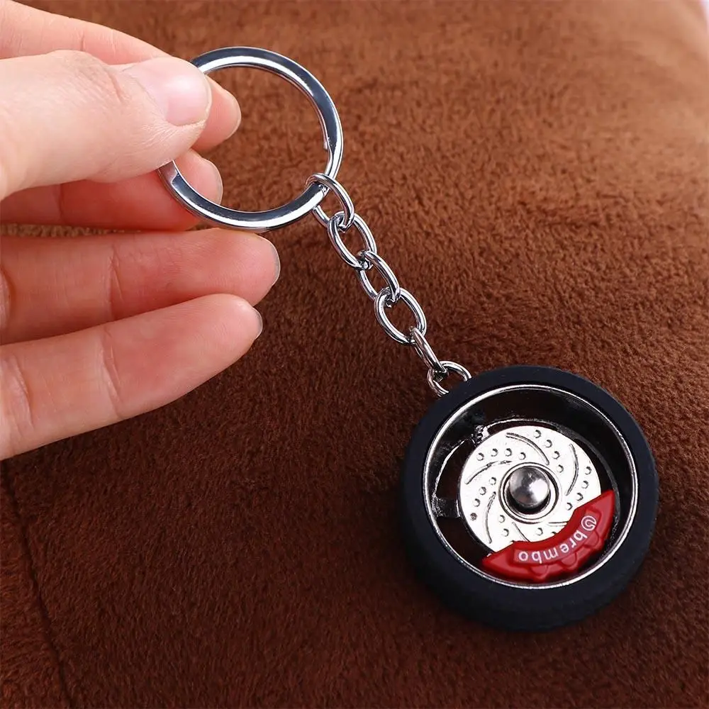 

Hot RIM Car Wheel Keychain Key Ring with Brake Discs Car Tire Wheel Keychain Auto Car Key Chain Keyring