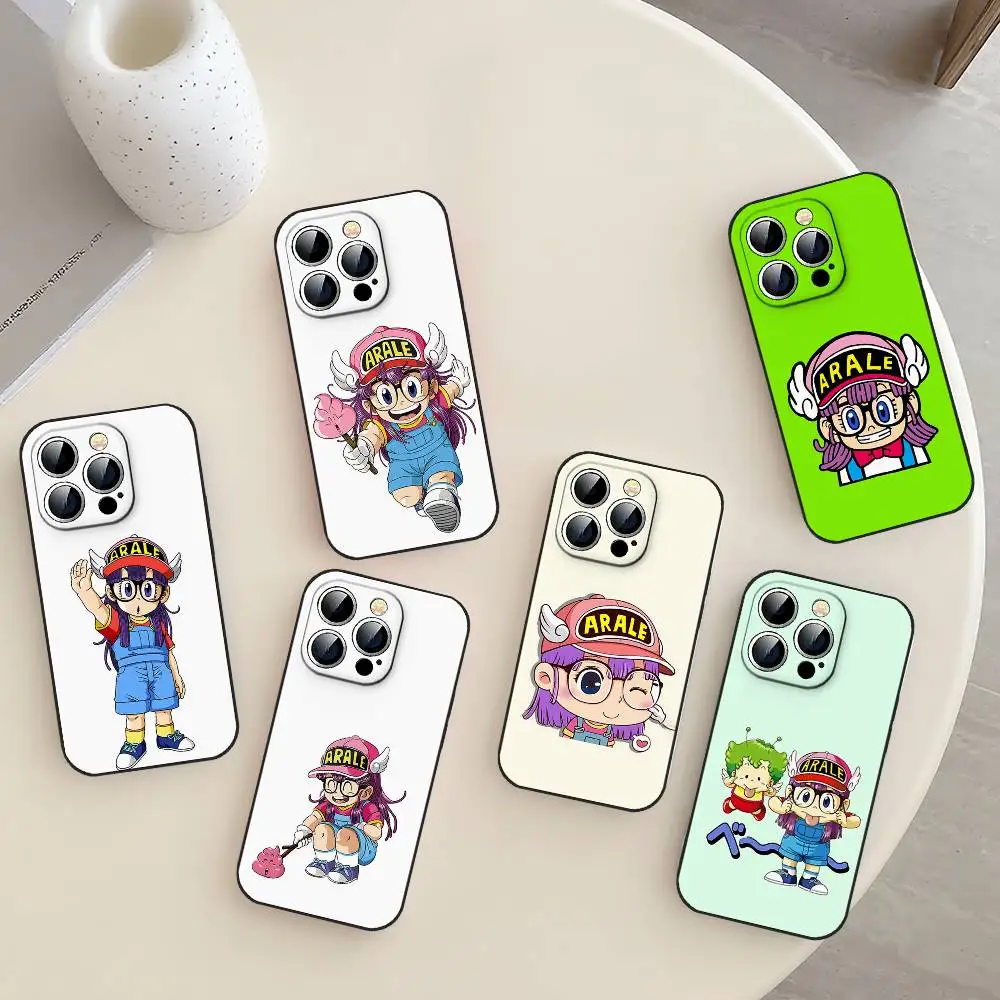 Фото Новый противоударный чехол A-Arale-Dr-S-Slump для iPhone 11 12 13 14 15 16 17 Pro Max №1