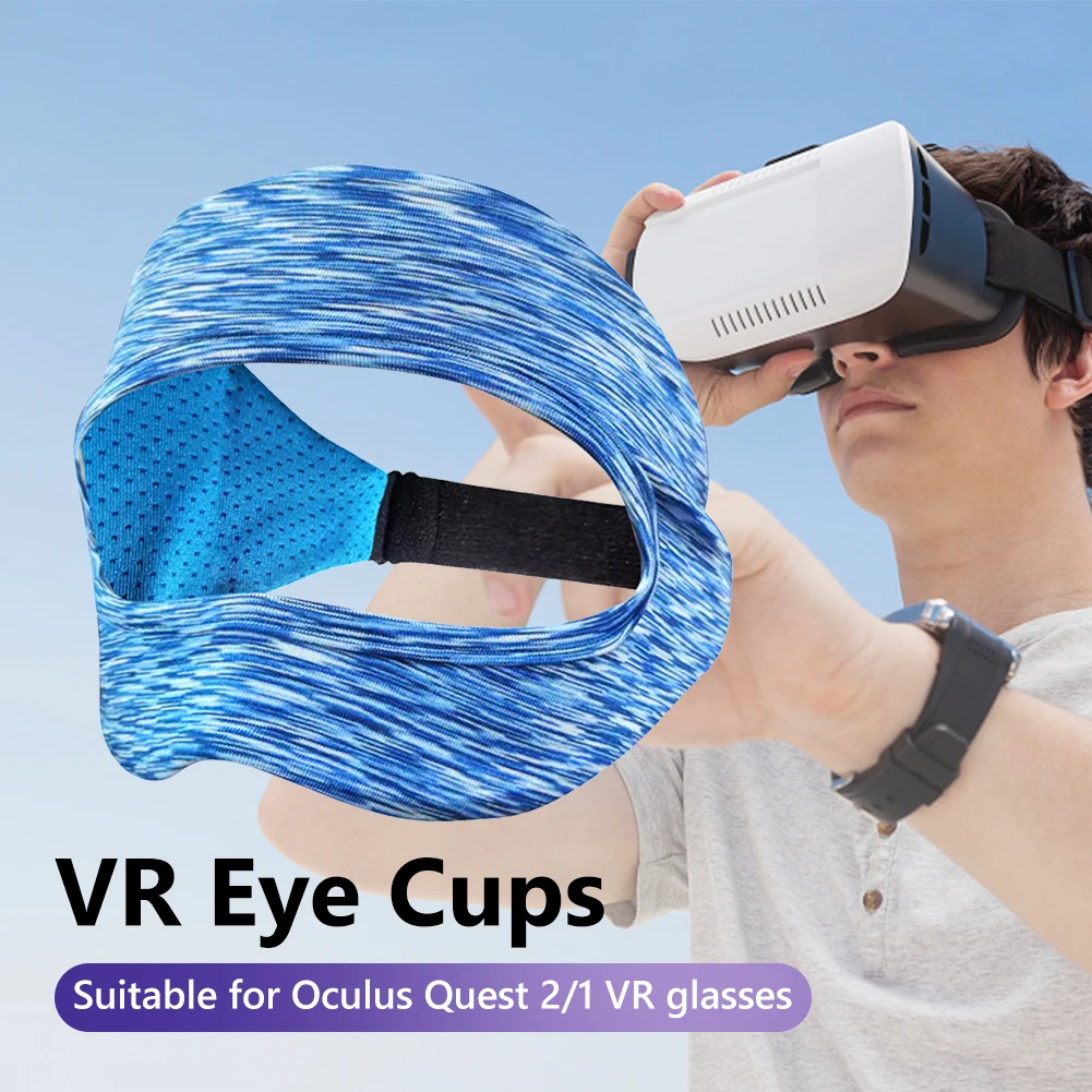 Очки виртуальной реальности маска для глаз чехол Oculus Quest 2 1 дышащие очки потеющие