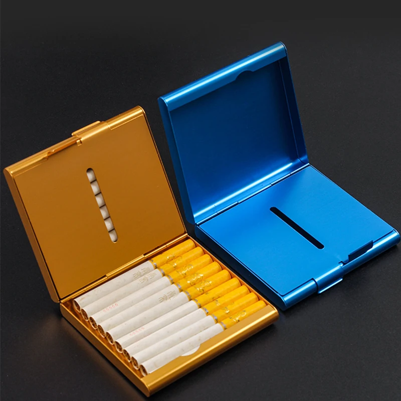 

Creative Pocket Cigarette Case For 20 Sticks Folio Smoking Box Sleeve Cigarettes Tobacco Pack Cover Hold Smoking Accessories