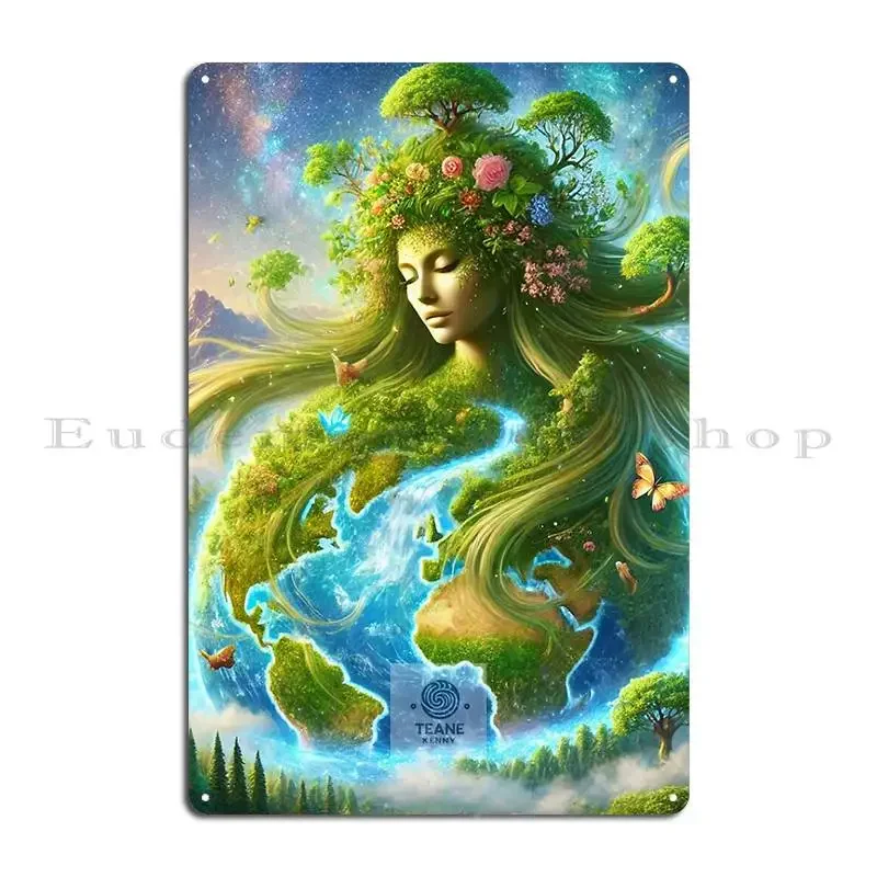 

Металлическая вывеска "Образщение матери Земли"