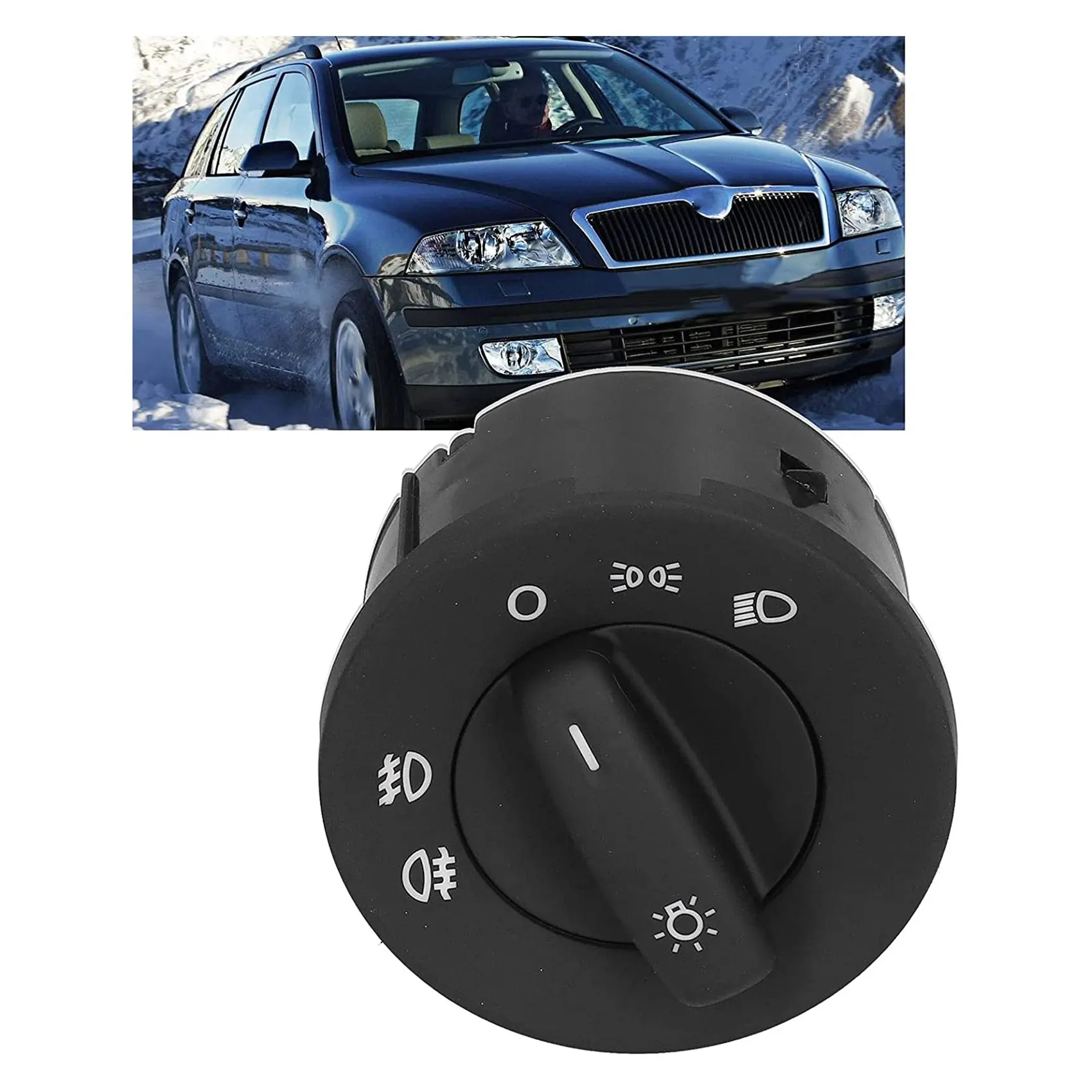 Новый переключатель управления противотуманной фарой для Skoda Octavia 2 II A5 1Z3 1Z5 1Z0941431E