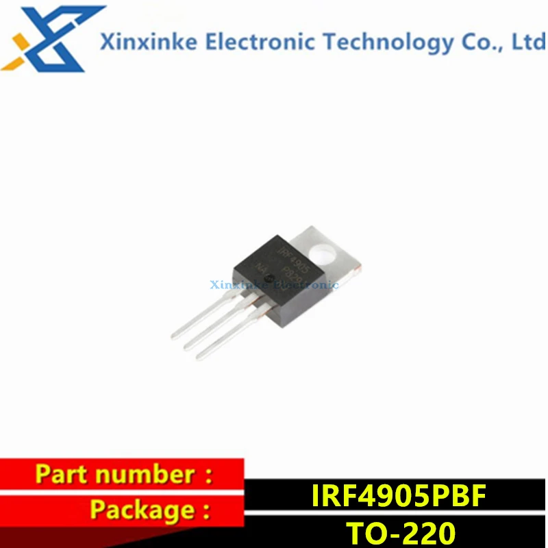 

10PCS IRF4905PBF TO-220 P-Channel -55V/-74A MOSFET