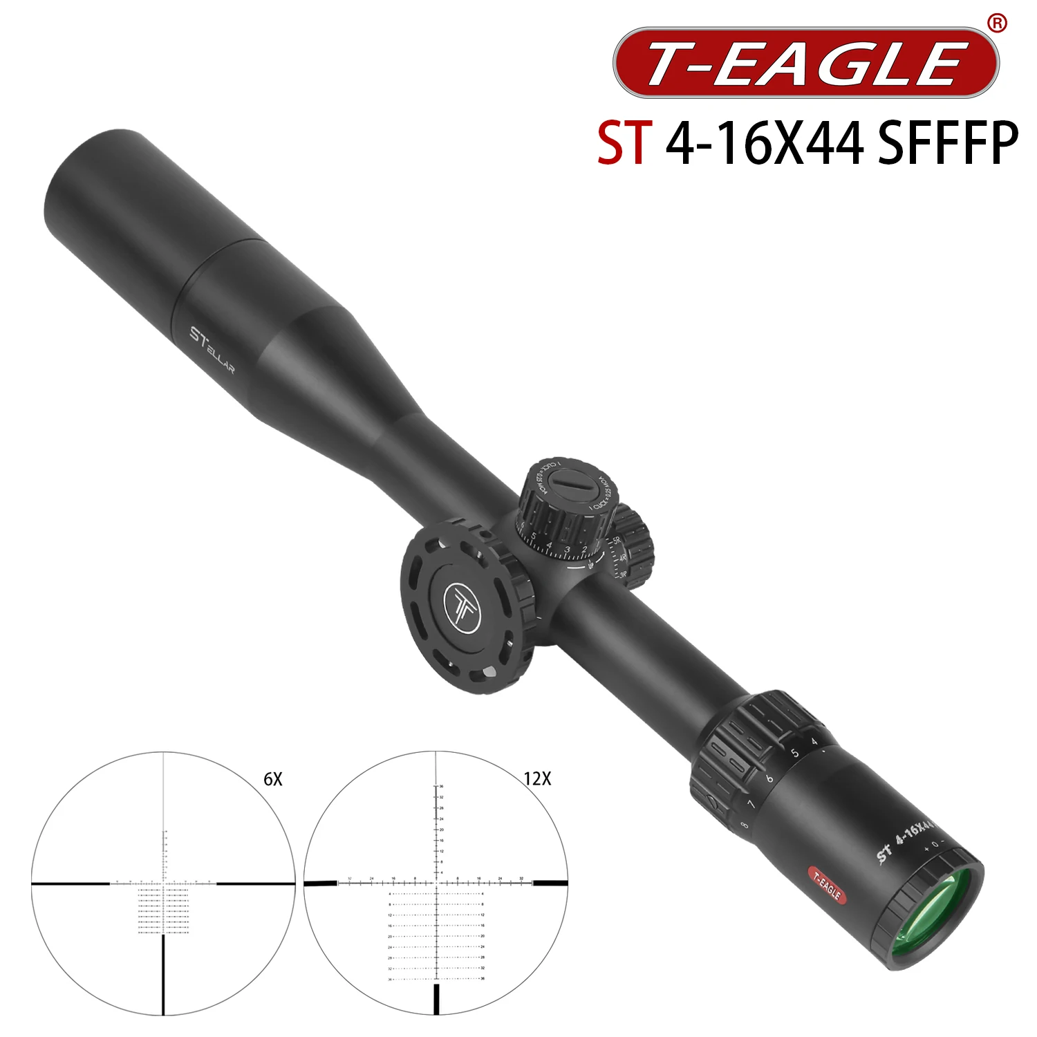 _ ST 4-16X44 SFFFP тактический прицел для охоты PCP пневматический пистолет оптический коллиматор страйкбольный прицел