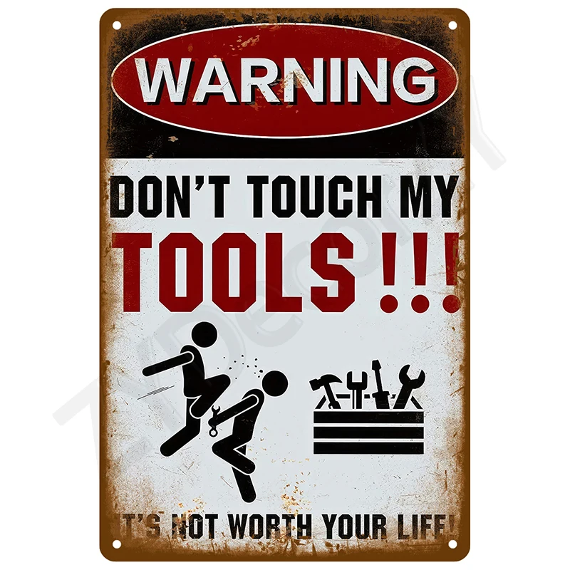 

Винтажная металлическая вывеска