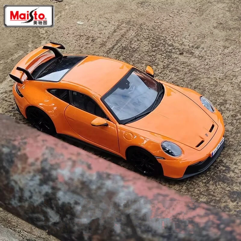 

Bburago 1:24 Porsche 911 GT3 Alloy Sports Car Model Diecast Metal Toy Racing Car Model High Simulation Collection Childrens Gift