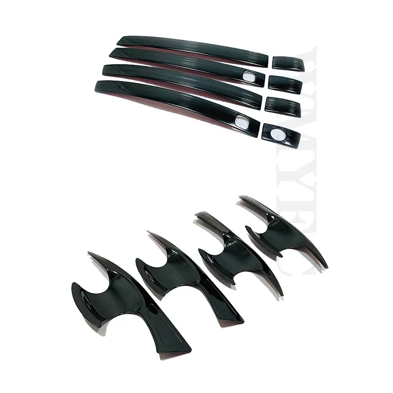 Черная дверная ручка из нержавеющей стали для Mitsubishi Eclipse Cross 2018 2019 защита от