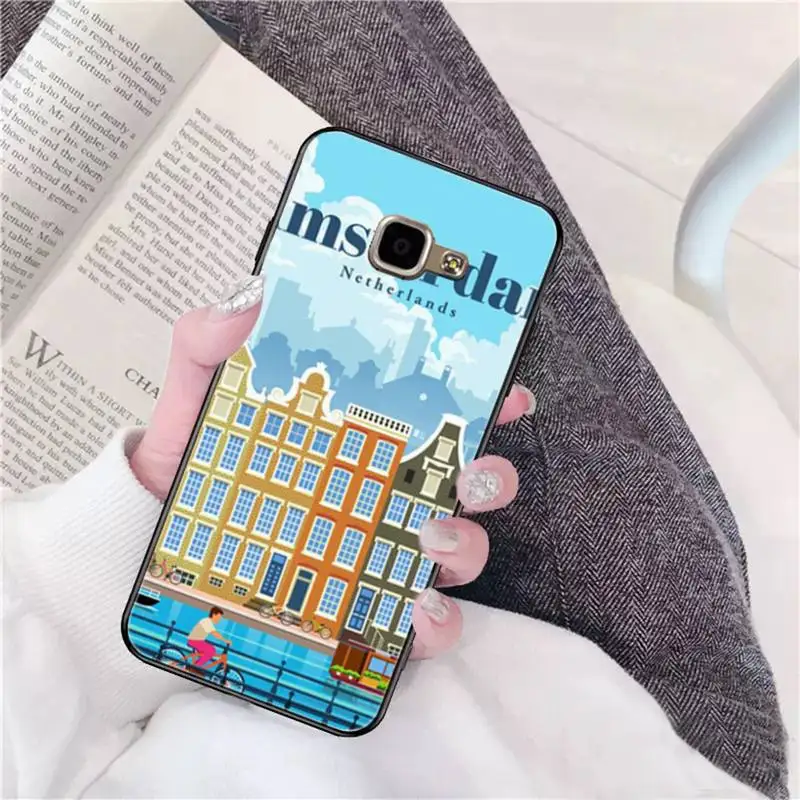 Дорожный Чехол для телефона Samsung A51 01 50 71 21S 70 10 31 40 30 20E 11 A7 2018 YNDFCNB Amsterdam - купить по