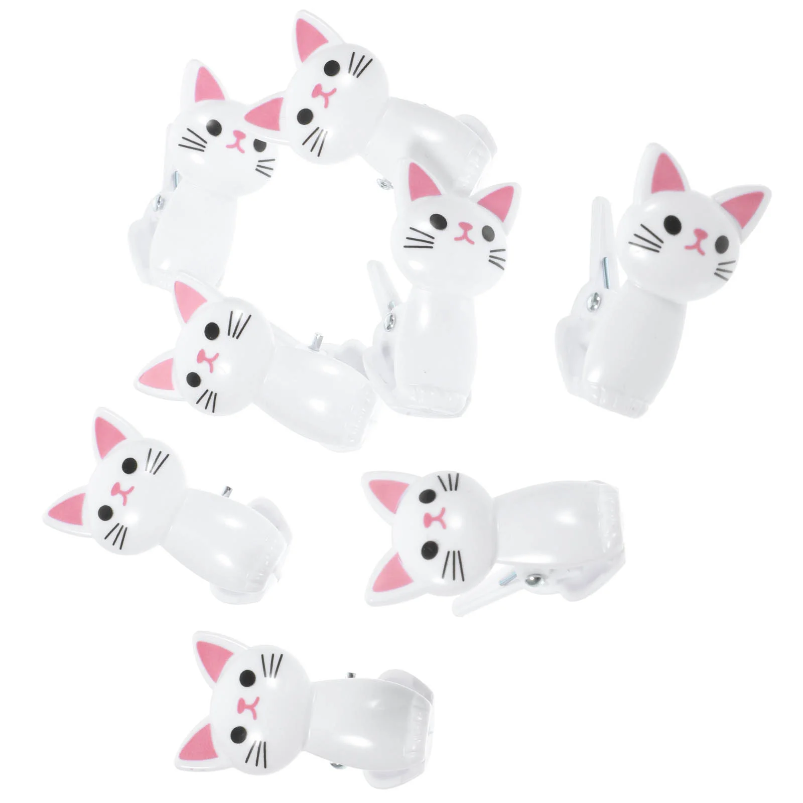 

8 Pcs Small Clips Multi-purpose Little Assorted Bags Plastic Sealing Chip Pouch Ins