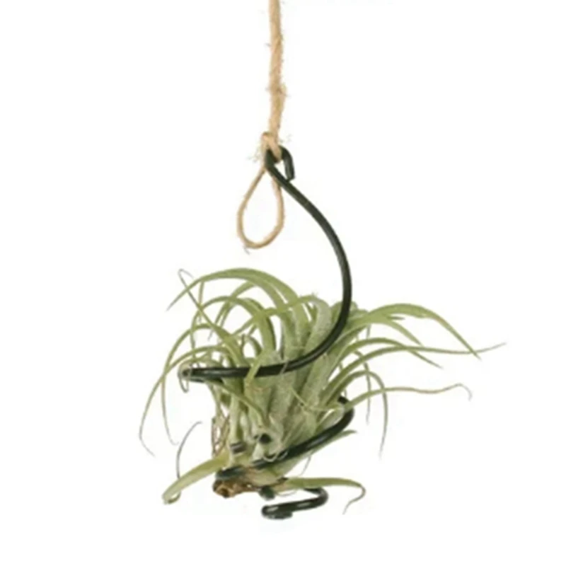 Air Pineapple Hook Hanging Flower Stand Pots Display Hanger Holder Iron