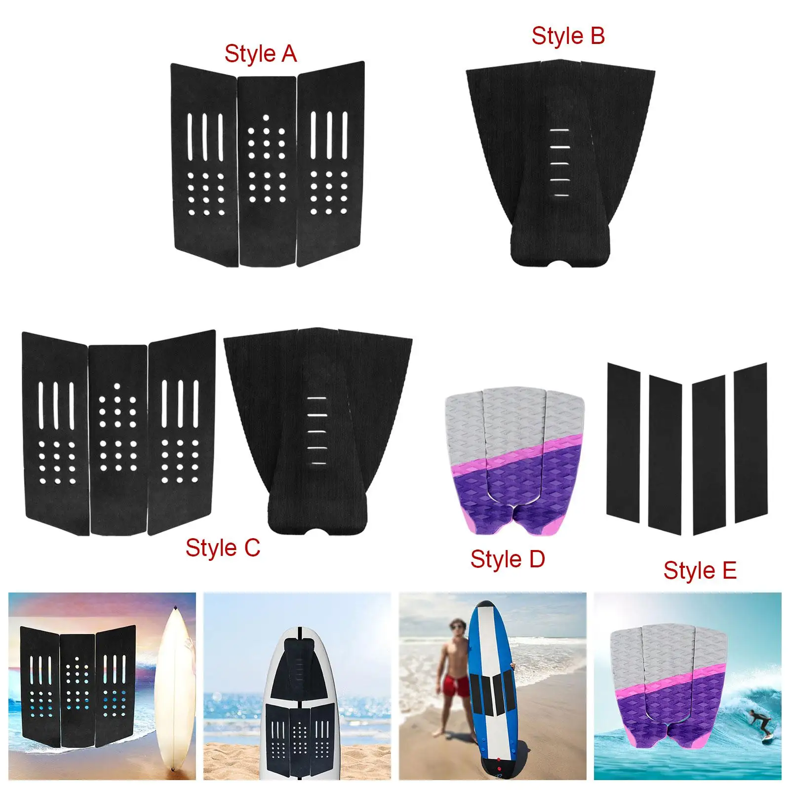 Сцепляющая Накладка для доски серфинга ручки деки прочная Задняя накладка