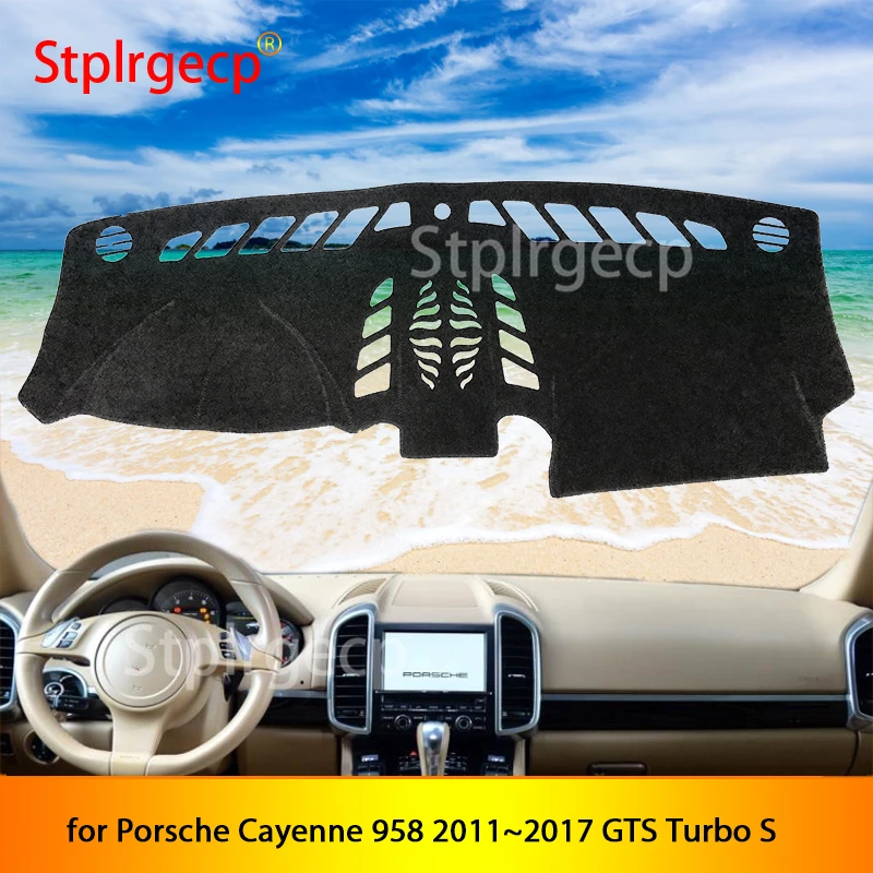 

for Porsche Cayenne 958 2011~2017 GTS Turbo S Anti-Slip Mat Dashboard Cover Pad Sunshade Dashmat Protect Carpet Accessories Cape