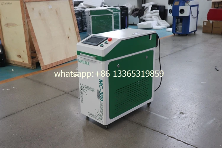 Импульсная лазерная чистящая машина мощностью 300 Вт портативный лазерный