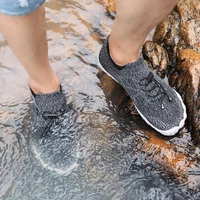 aqua shoes men non slip breathable adventure shoes breathable hiking wading rubber shoes beach outdoor upstream sneakers