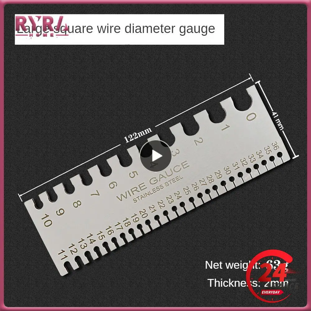 

1-10 шт., измеритель толщины провода из нержавеющей стали
