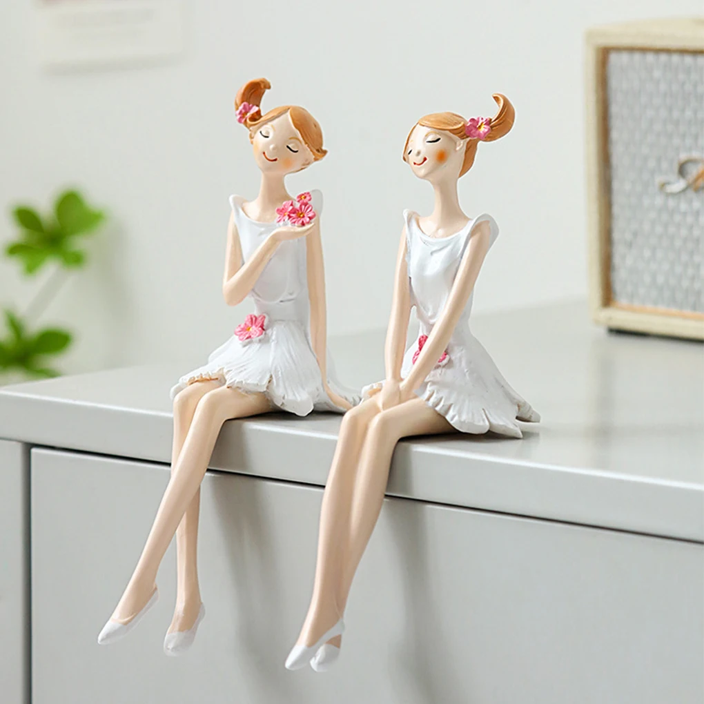 

Крепкие небольшие легкие фигурки животных Craft Angel, яркая роспись, аксессуары для свадебного дома
