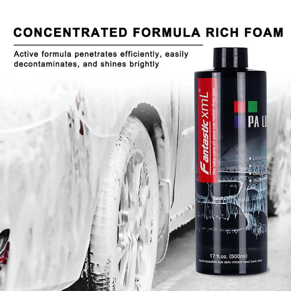 

High Concentration Car Wash Liquid Multifunctional Polishing Wax Super Foam Advanced Surface Cleaner Paint Coating Agent