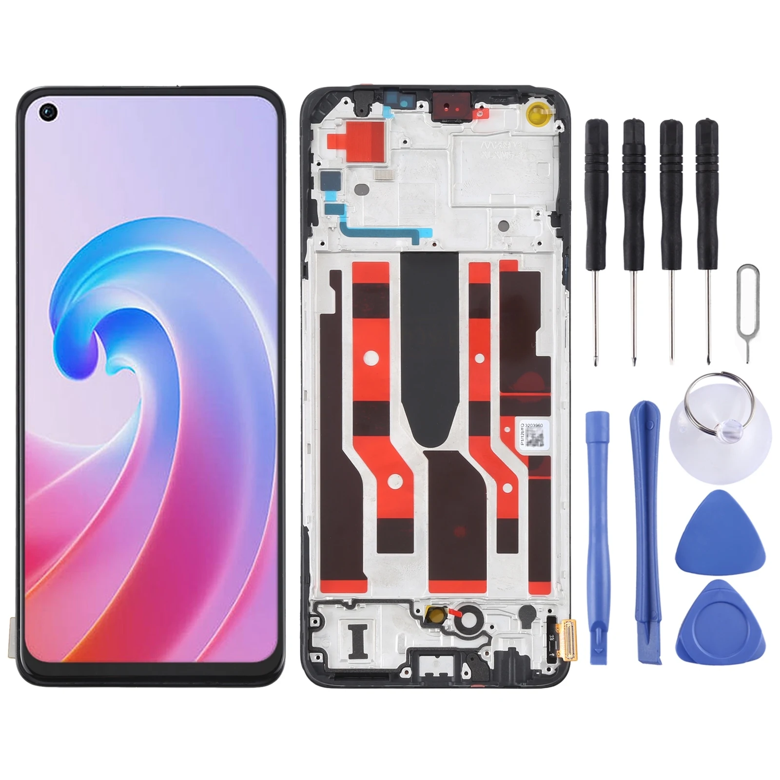 

Original LCD Screen For OPPO A96 China with Digitizer Full Assembly with Frame