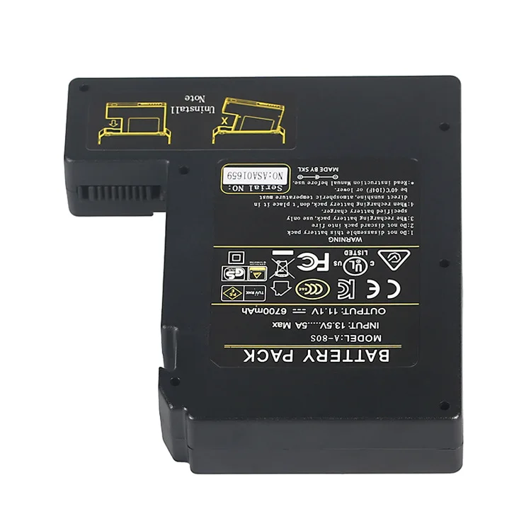 Original COMPTYCO Comptair Fiber Optic Fusion Machine Battery A-80S FS-60A Fusion Machine Hot Melt Machine Battery